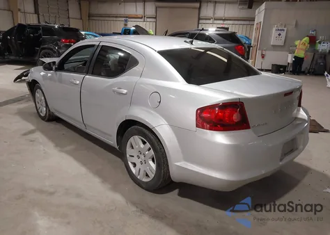 2011 Dodge Avenger Express из США, поврежденный, VIN 1B3BD4FB8BN624858